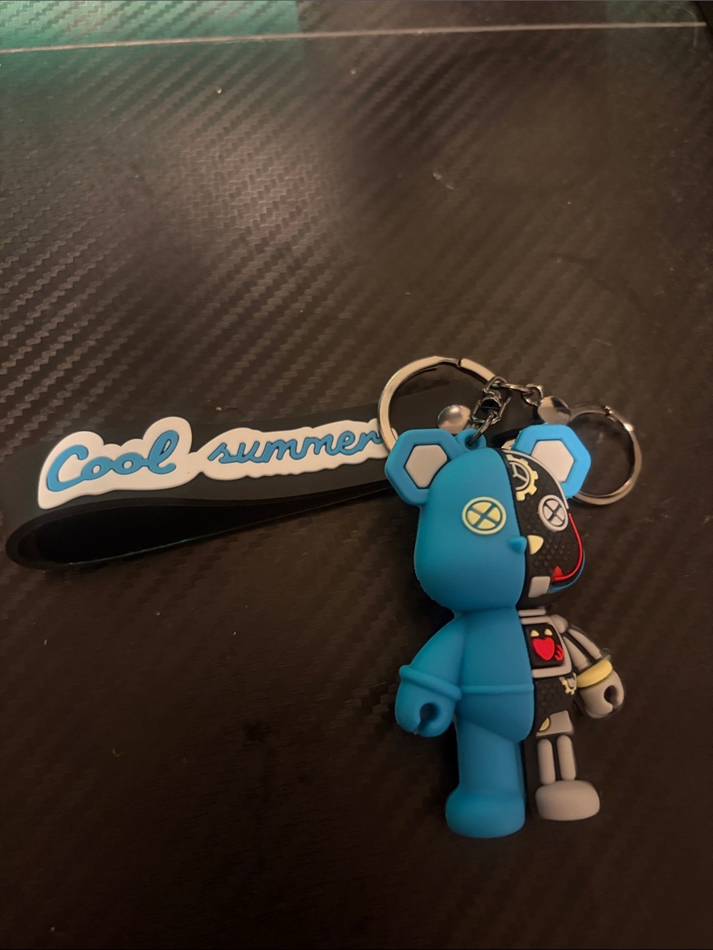 Teddy bear keychain